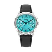 Relógio Vulcain 650167A38.BHM288 Monopusher Heritage - Turquoise